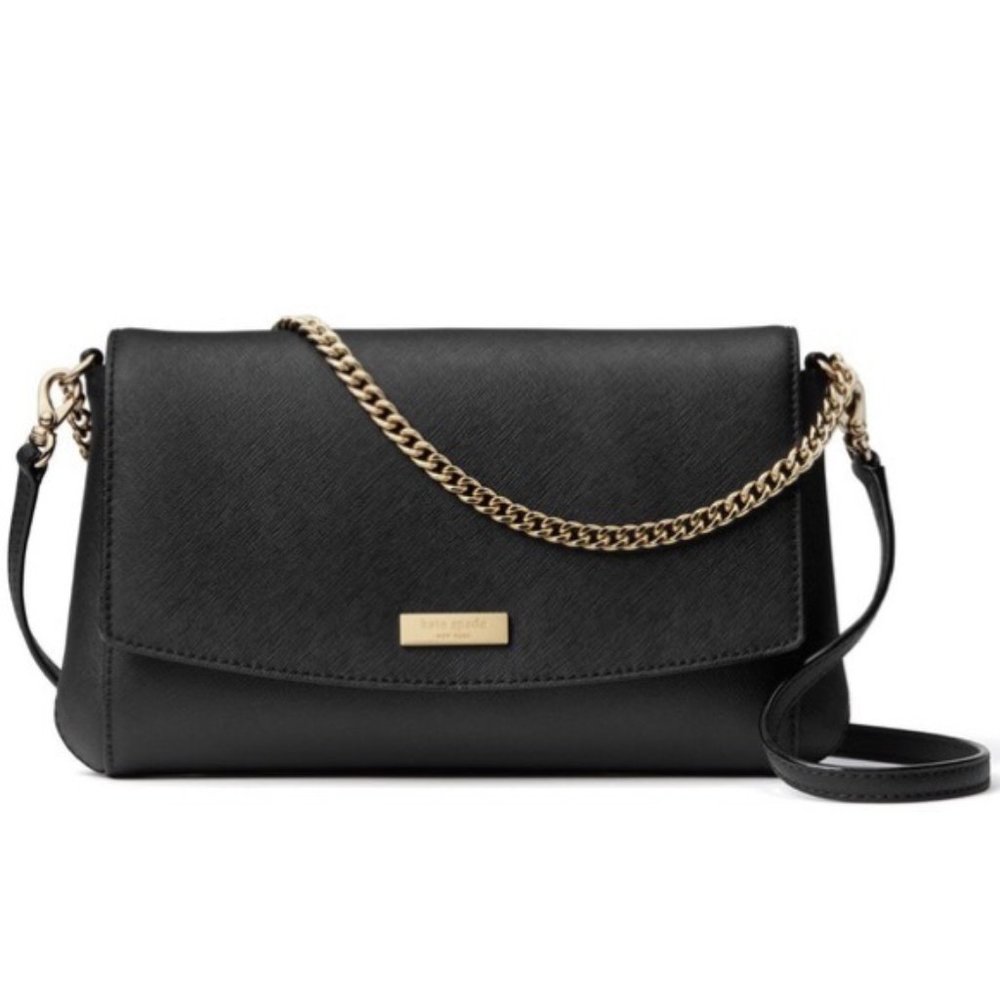 Kate Spade Black  Saffiano leather crossbody bag